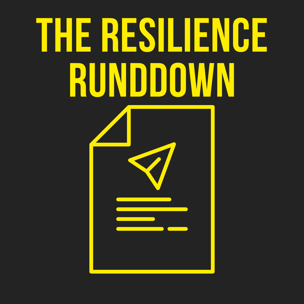 The Resilience Rundown October 2024 Newsletter